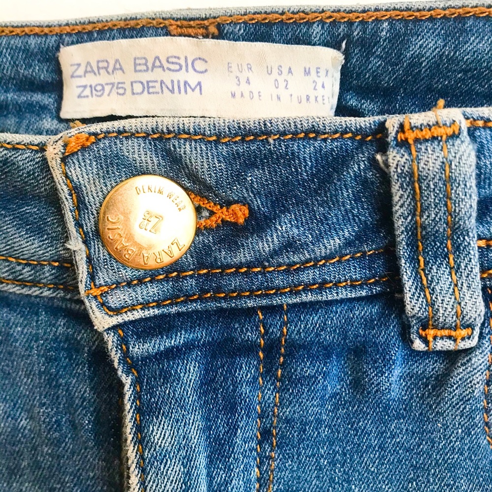 ZARA floral jeans - Picture 5 of 6